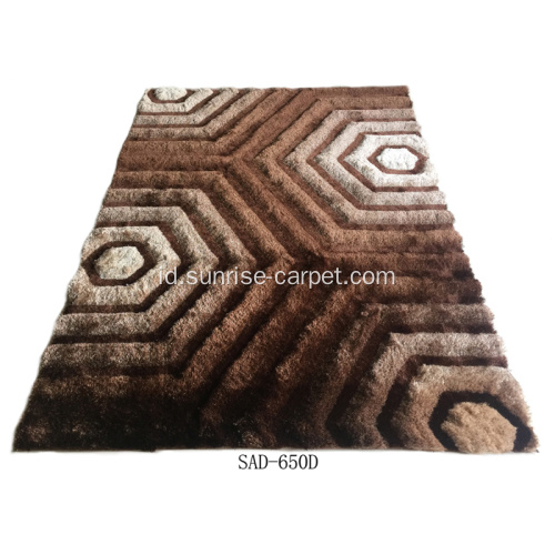 150D Polyester Silk Shaggy Karpet